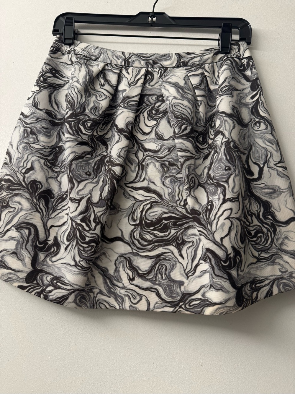 Peter Som, Black, White, Gray Mini Skirt.